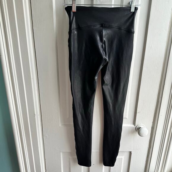 SPANX SPANXshape Faux Leather Leggings Black - Picture 6 of 9
